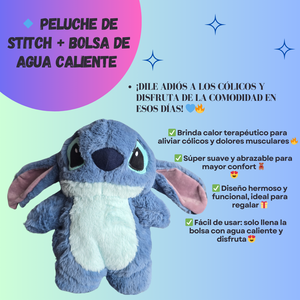 🔹 PELUCHE DE STITCH + BOLSA DE AGUA CALIENTE